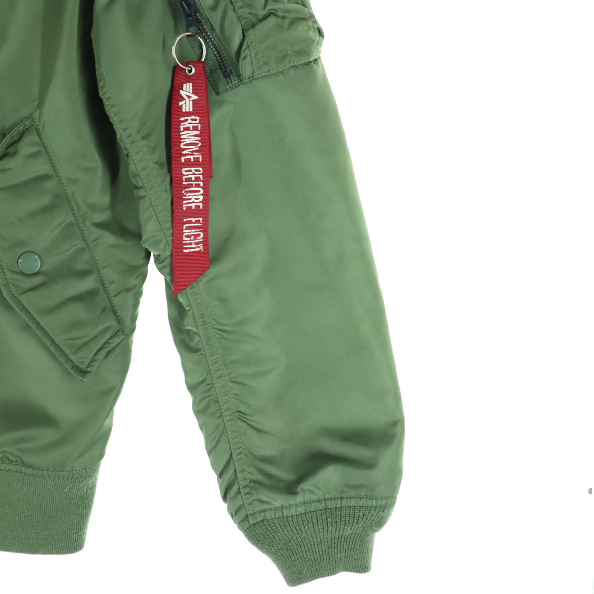 ALPHA INDUSTRIES INC アルファインダストリーズ 迷彩柄 長袖 リバーシブル フライトジャケット S グリーン メンズ