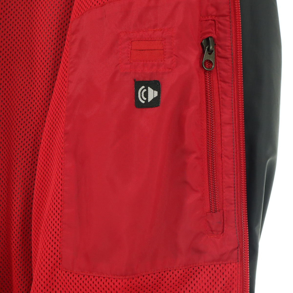 美品 THE NORTH FACE ノースフェイス 刺繍 長袖 ウインドブレーカー ダークグレー系 NPO01134 メンズ