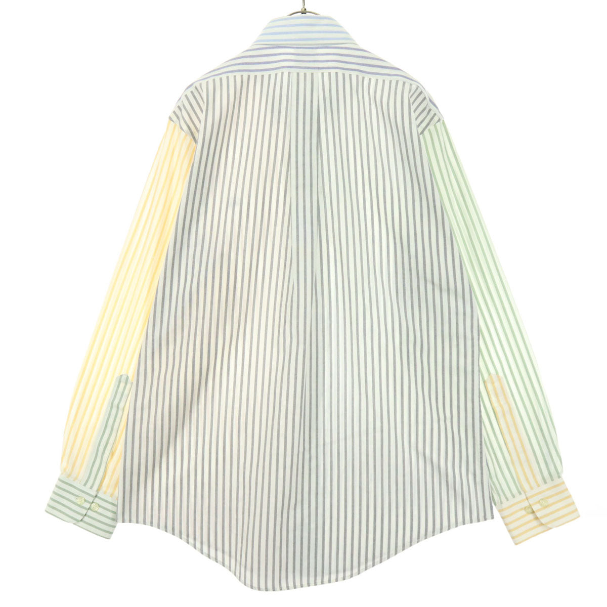 Brooks Brothers ブルックスブラザーズ マルチカラー ストライプ柄 長袖 コットンシャツ M ブルー メンズ