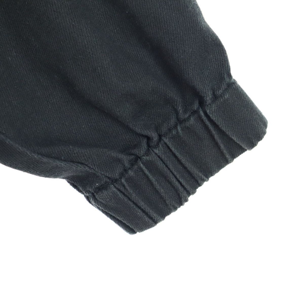 美品 MANASTASH マナスタッシュ ロゴ刺繍 長袖 バイカラー ジャケット M ブラック フーディー メンズ