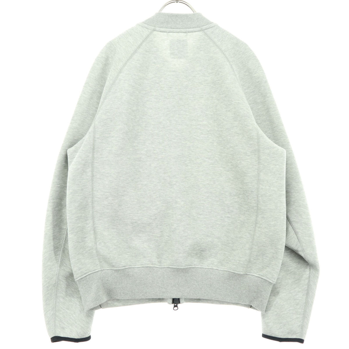 美品 NIKE ナイキ 長袖 ボンバー ジャケット M ライトグレー メンズ