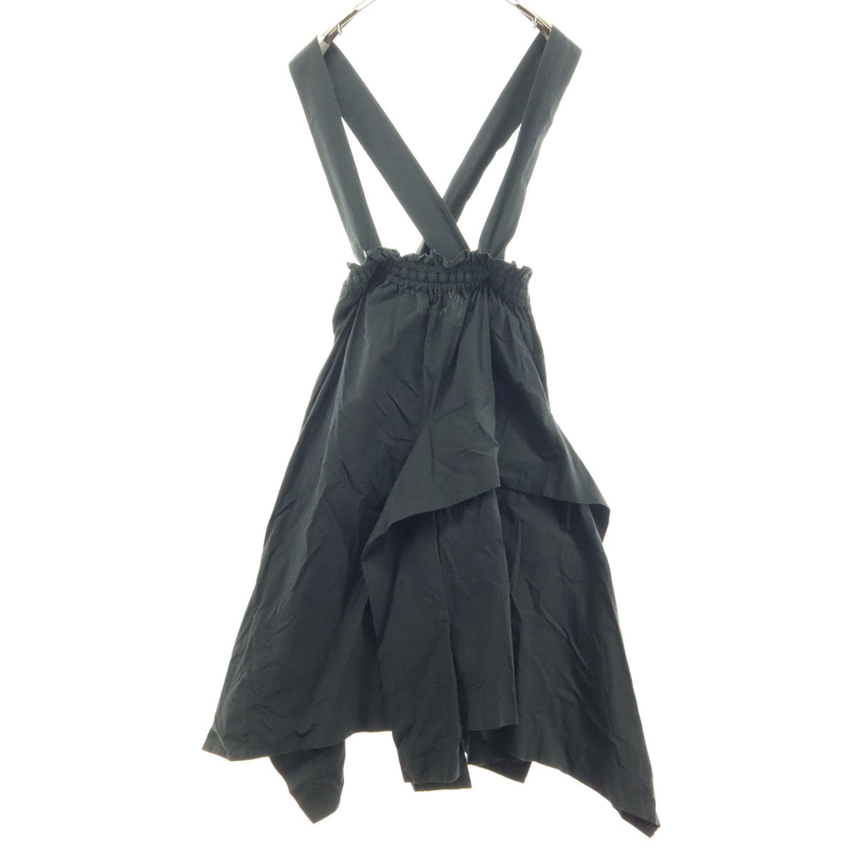 Vivienne Westwood ヴィヴィアンウエストウッド ミモレ丈 サスペンダースカート F ブラック レディース