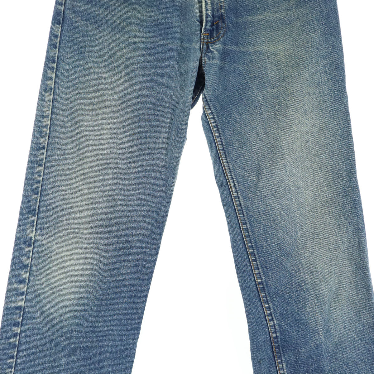 Levi's リーバイス 80s ヴィンテージ USA製 ボタン裏515 ストレートデニムパンツ ブルー オレンジタブ 42タロン メンズ