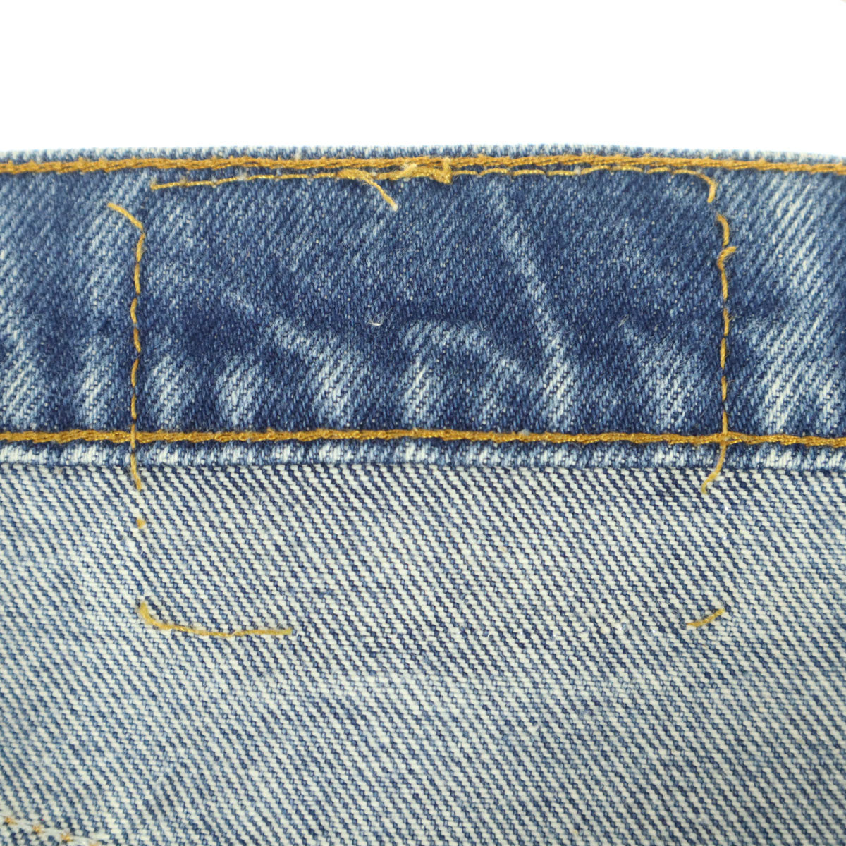 Levi's リーバイス 80s ヴィンテージ USA製 ボタン裏515 ストレートデニムパンツ ブルー オレンジタブ 42タロン メンズ