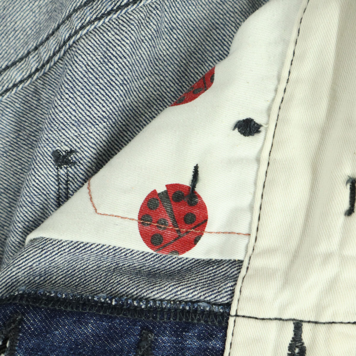 美品 BRU NA BOINNE ブルーナボイン 日本製 ピーター パンツ 1 ブルー デニムパンツ メンズ