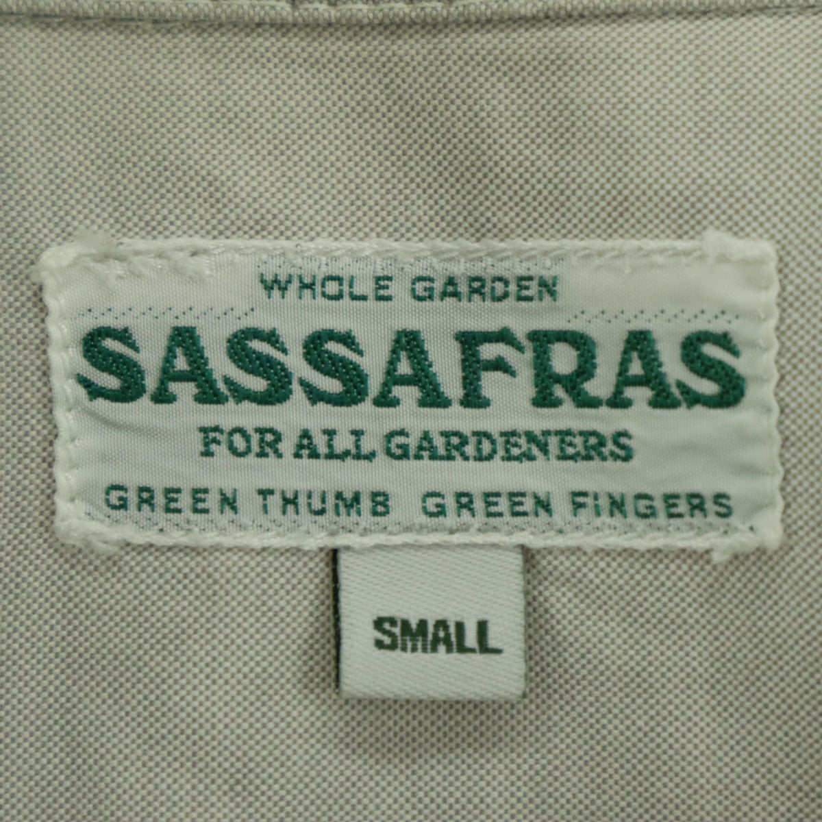 SASAFRAS ササフラス 長袖 ボタンダウンシャツ S ベージュ メンズ