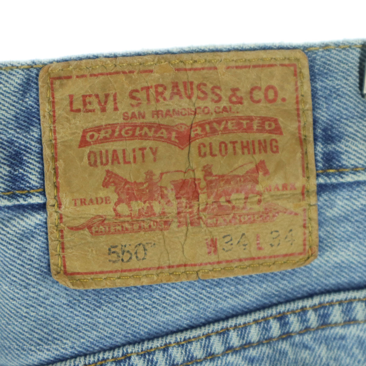 Levi's リーバイス 550 デニムパンツ w34 ブルー メンズ
