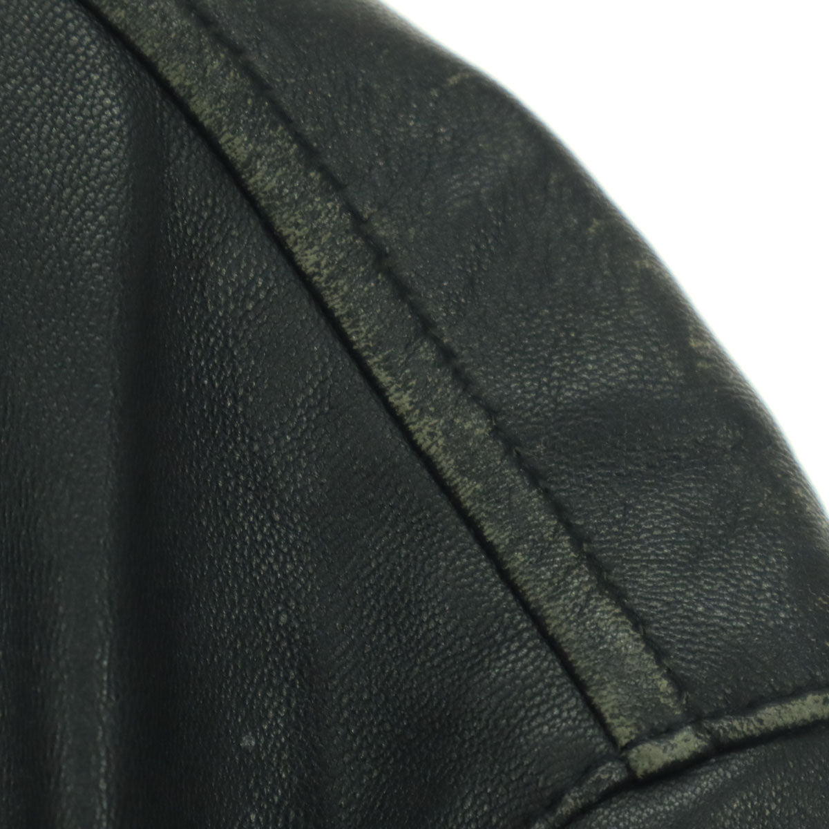 TAKEO KIKUCHI タケオキクチ 長袖 レザー シングルライダースジャケット XL ブラック 羊革 メンズ