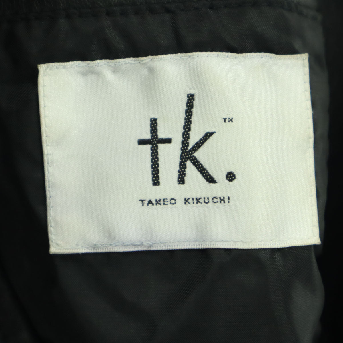 TAKEO KIKUCHI タケオキクチ 長袖 レザー シングルライダースジャケット XL ブラック 羊革 メンズ