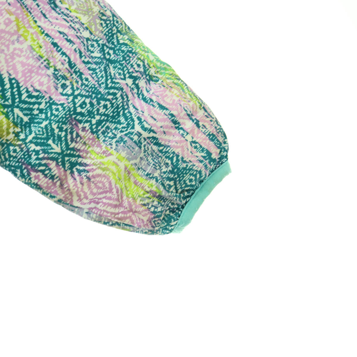 patagonia パタゴニア リバーシブル 総柄 ワンポイントロゴ 長袖 ダウンジャケット グリーン系 品番61371 キッズ