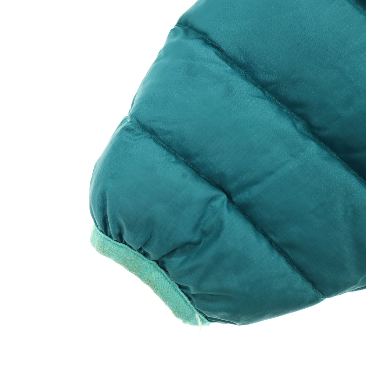 patagonia パタゴニア リバーシブル 総柄 ワンポイントロゴ 長袖 ダウンジャケット グリーン系 品番61371 キッズ