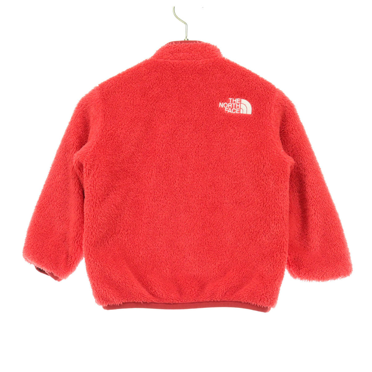 THE NORTH FACE ザノースフェイス リバーシブル ワンポイントロゴ 長袖 ナイロン フリース 中綿ジャケット 100 ブルー 品番NYJ82244 キッズ