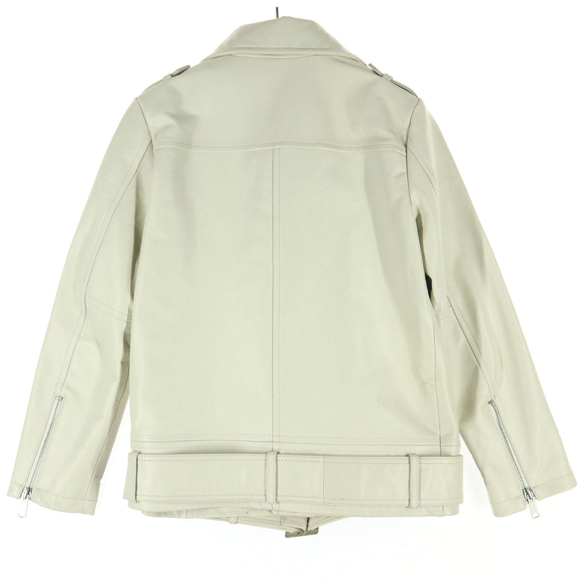 THE DAYZ TOKYO ザデイズトーキョー 長袖 レザー ダブルライダースジャケット F ホワイト 山羊革 レディース