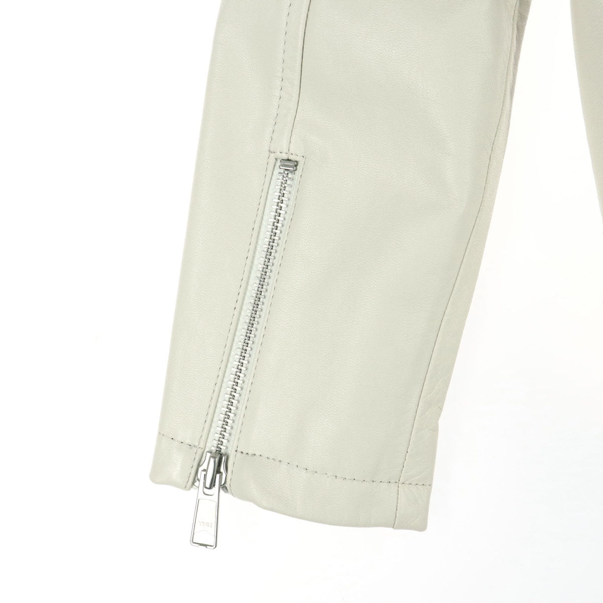 THE DAYZ TOKYO ザデイズトーキョー 長袖 レザー ダブルライダースジャケット F ホワイト 山羊革 レディース