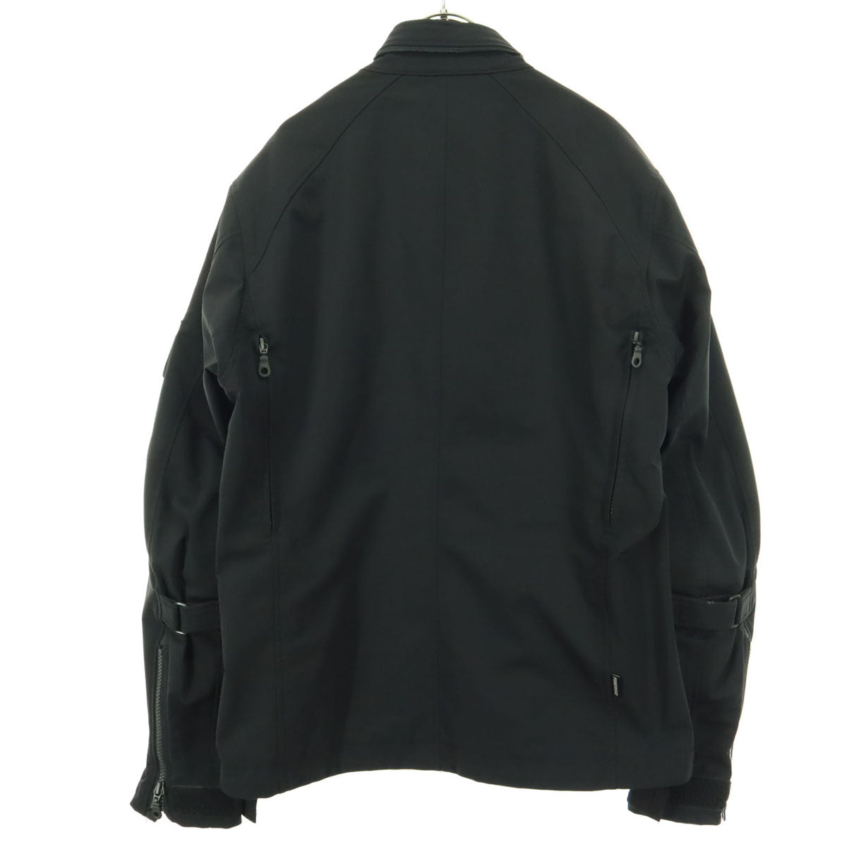 POWERAGE パワーエイジ 日本製 バイク 長袖 ウェア 肘プロテクター ジャケット L ブラック メンズ