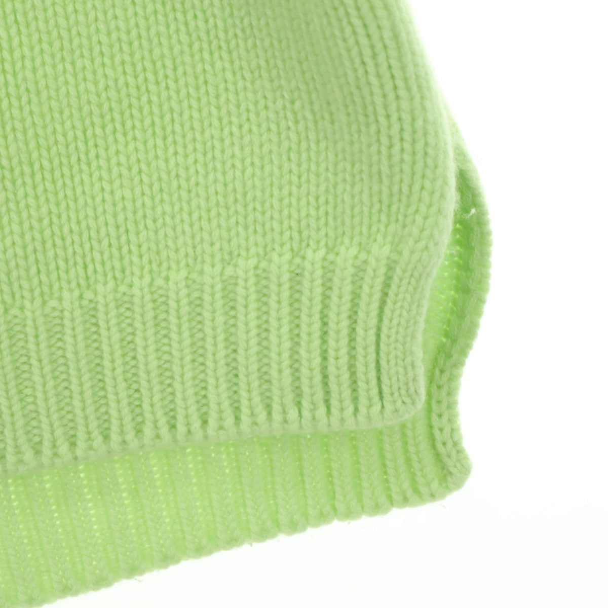 美品 DEMYLEE デミリー 長袖 カシミヤ100% ボートネック 丈短 セーター F ライトグリーン ロンハーマン別注 レディース