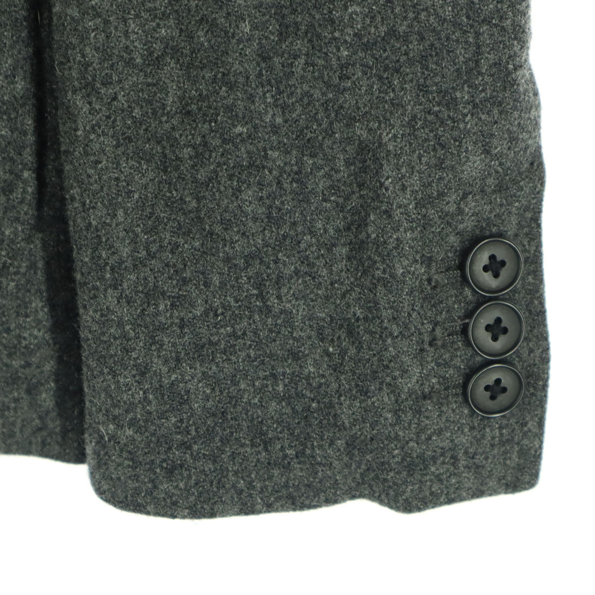 美品 BEAMS ビームス 長袖 チロリアンテープ ウールジャケット S グレー メンズ