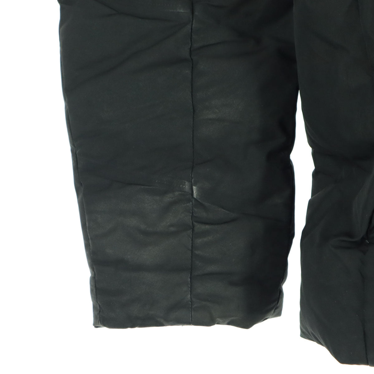 UNIQLO ユニクロ 長袖 シームレス ダウンジャケット L ブラック フード付き メンズ