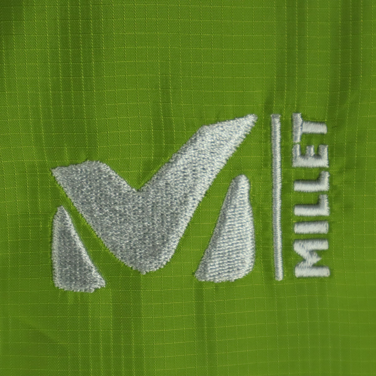 MILLET ミレー リバーシブル ワンポイントロゴ 長袖 ダウンジャケット M グリーン系 メンズ