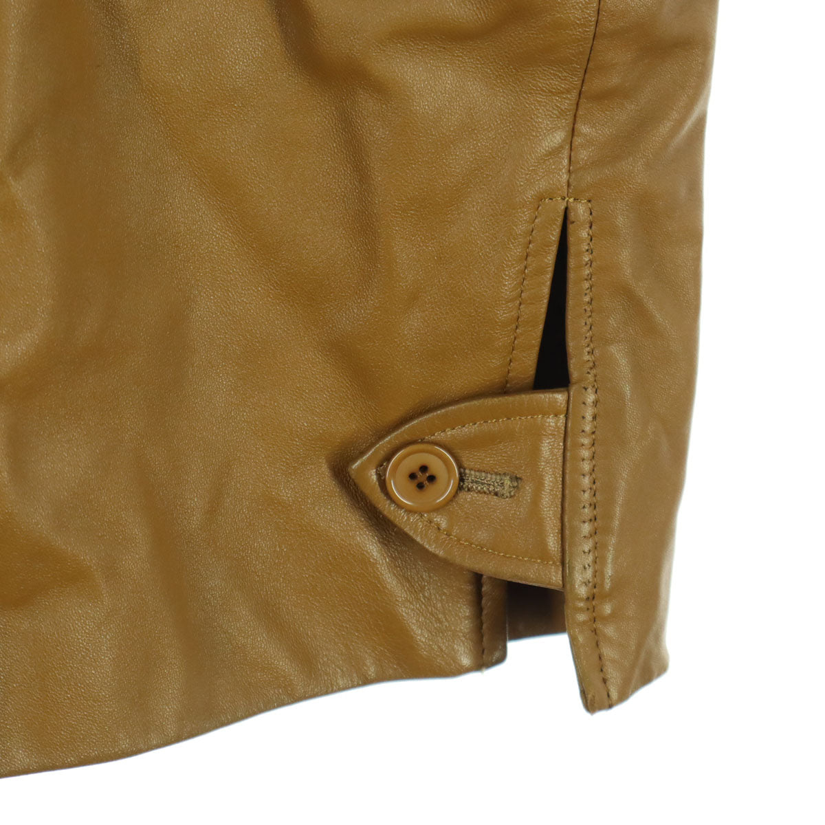 Tommy Lee トミーリー 長袖 レザーコート ブラウン 羊革 レディース