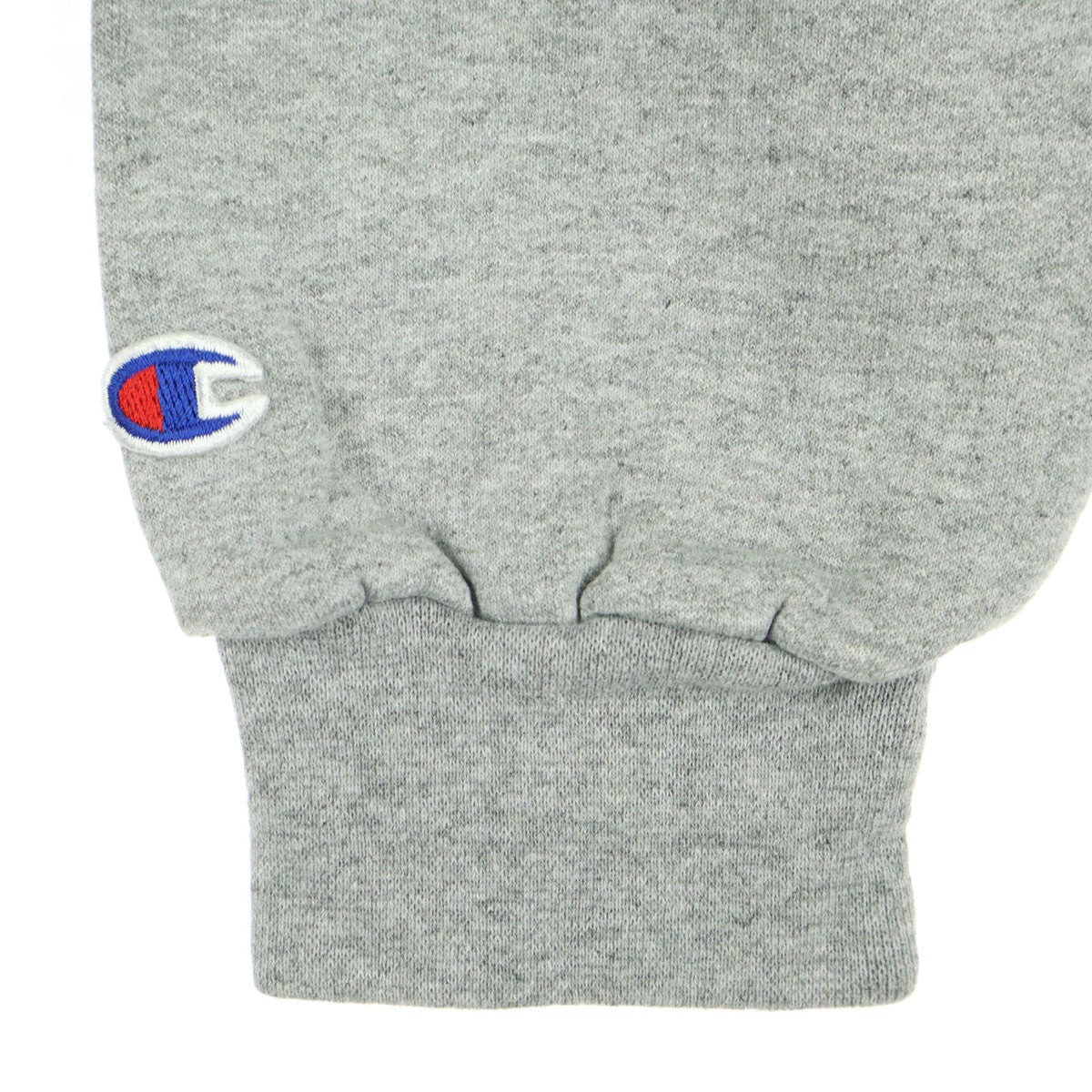 Champion チャンピオン 裏起毛 英字プリント 長袖 スウェットパーカー L グレー メンズ