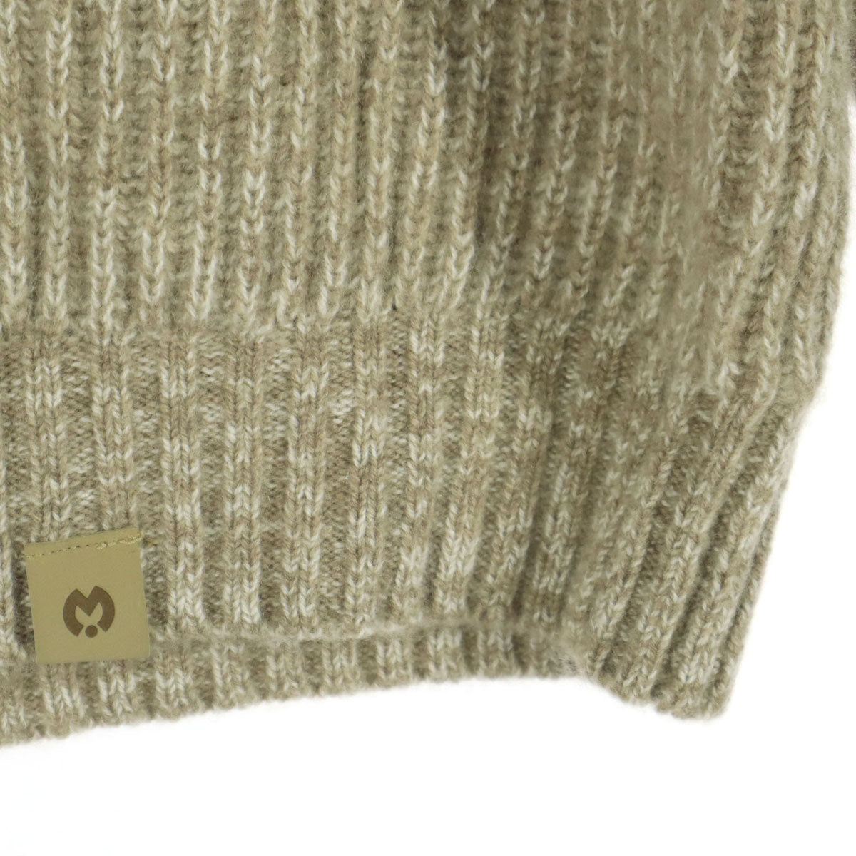 mila schon ミラショーン 長袖 カシミヤ セーター 48 ベージュ ニット メンズ