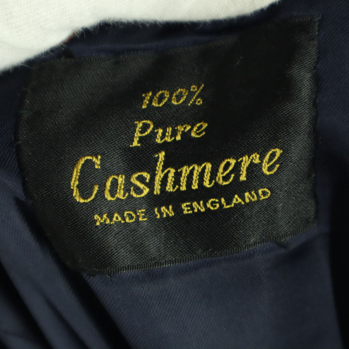 NICOLA FERRI ニコラフェリ イングランド製 カシミヤ 長袖 カシミヤ ダブルボタン ロングコート ネイビー メンズ