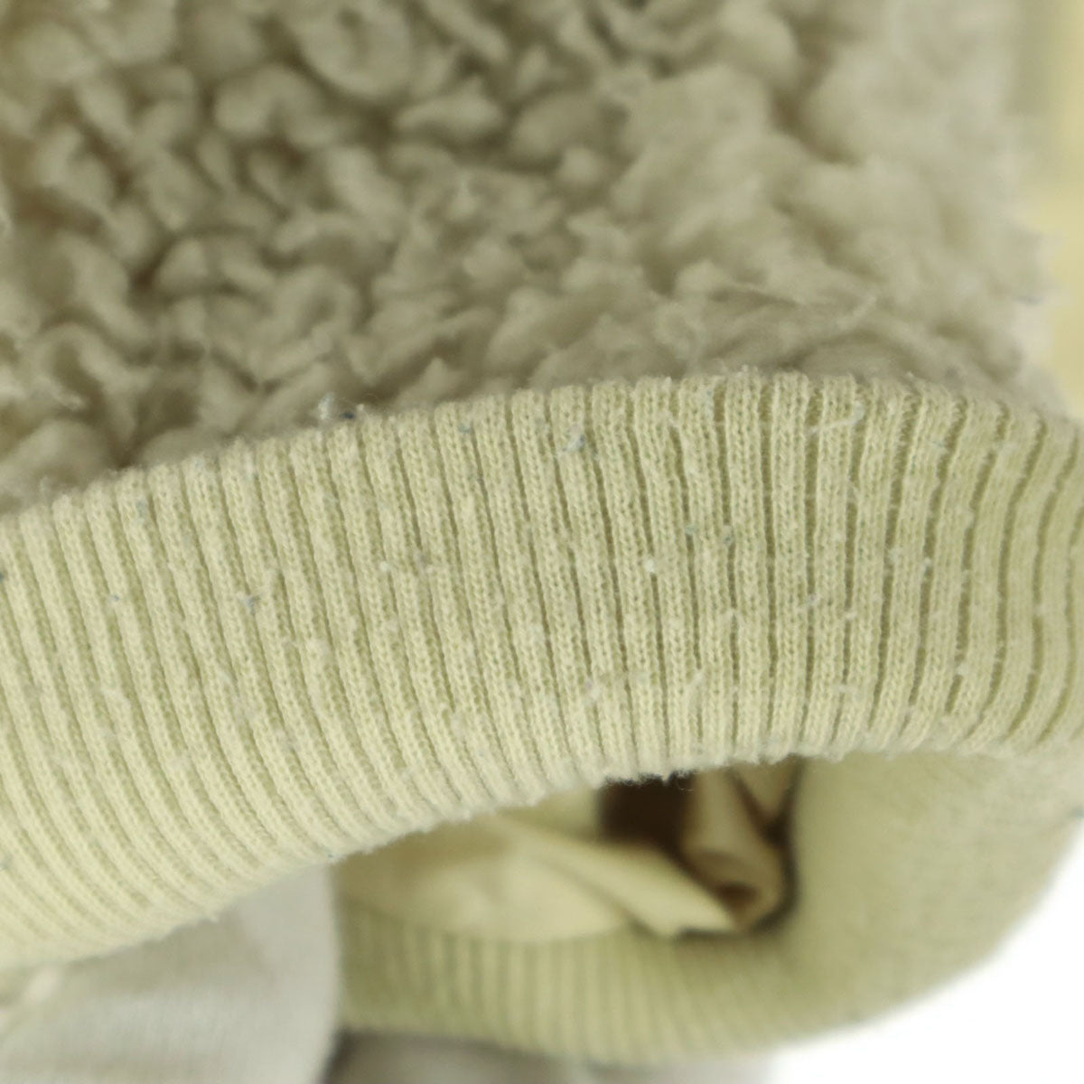 patagonia パタゴニア ワンポイントロゴ 長袖 ノーカラー ボアジャケット XXL ベージュ系 65415 レディース