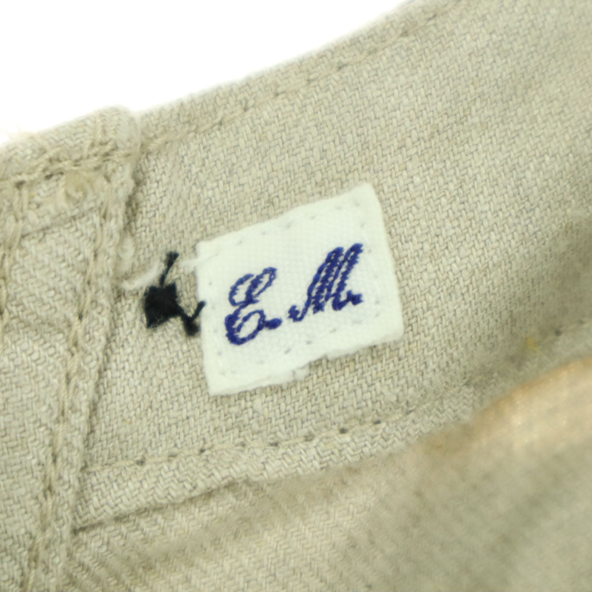 Ets.MATERIAUX イーティーエスマテリオ 日本製 リネンパンツ 3 ベージュ メンズ