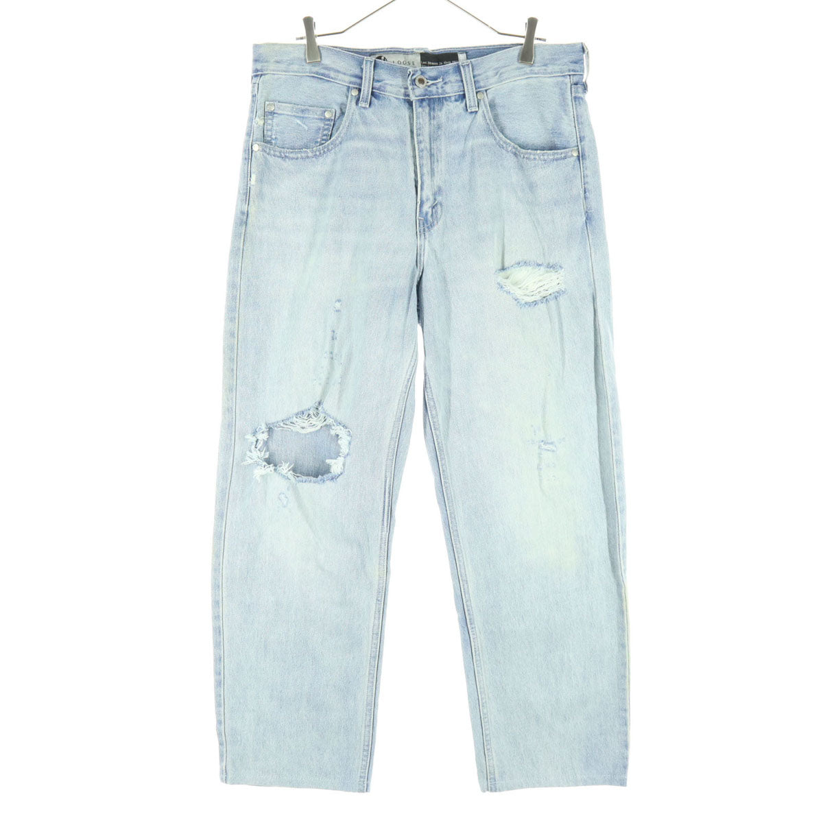 LEVI'S SilverTAB リーバイスシルバータブ ダメージ加工 デニムパンツ w32 ブルー系 メンズ