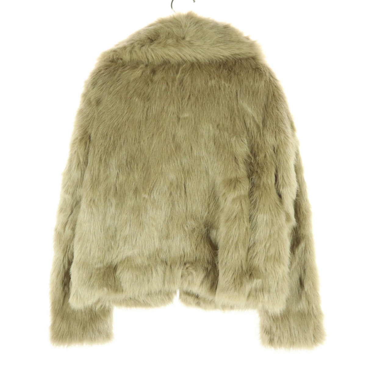 美品 Banana Republic バナナリパブリック 長袖 ファーコート XS ブラウン レディース