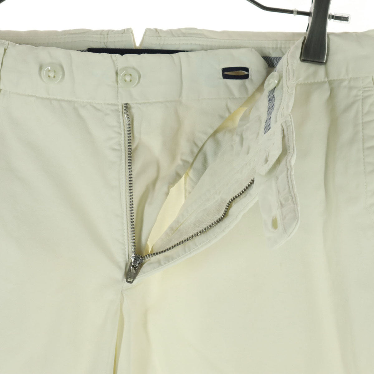 INCOTEX インコテックス SLOWWEAR コットンパンツ 46 ホワイト レディース