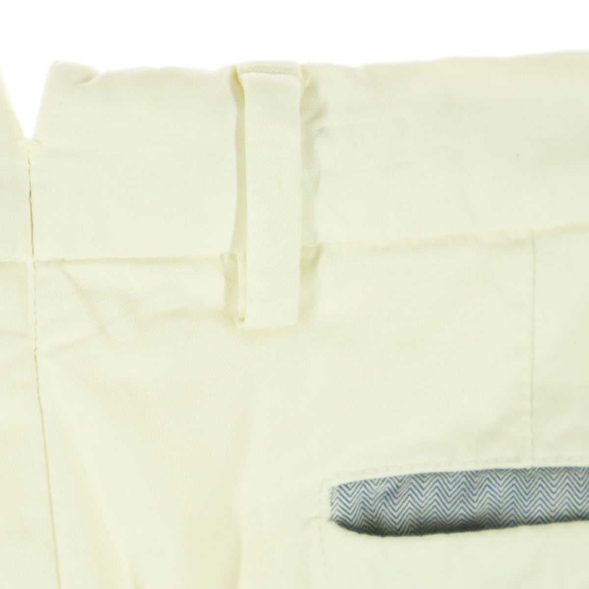 INCOTEX インコテックス SLOWWEAR コットンパンツ 46 ホワイト レディース
