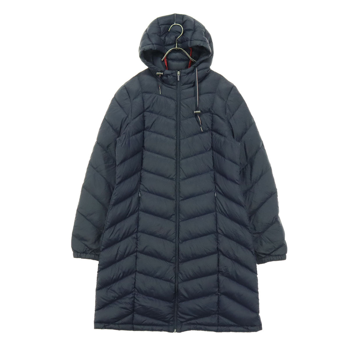 TOMMY HILFIGER トミーヒルフィガー 長袖 ダウンコート ブラック レディース