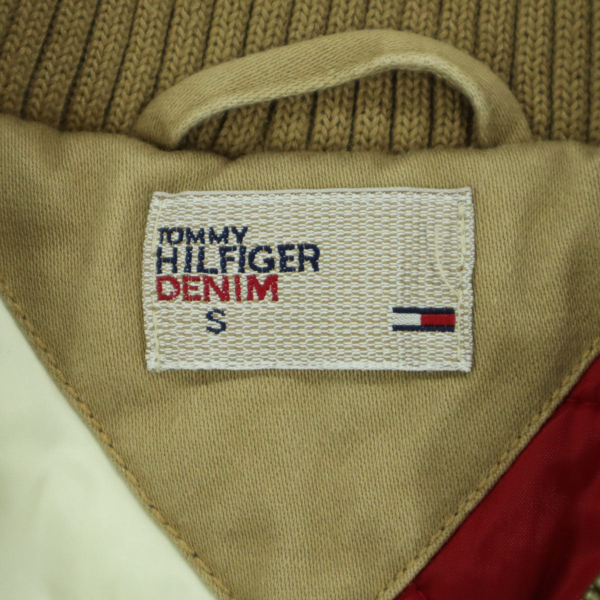 TOMMY HILFIGER DENIM トミーヒルフィガーデニム 長袖 ジップジャケット S ベージュ レディース