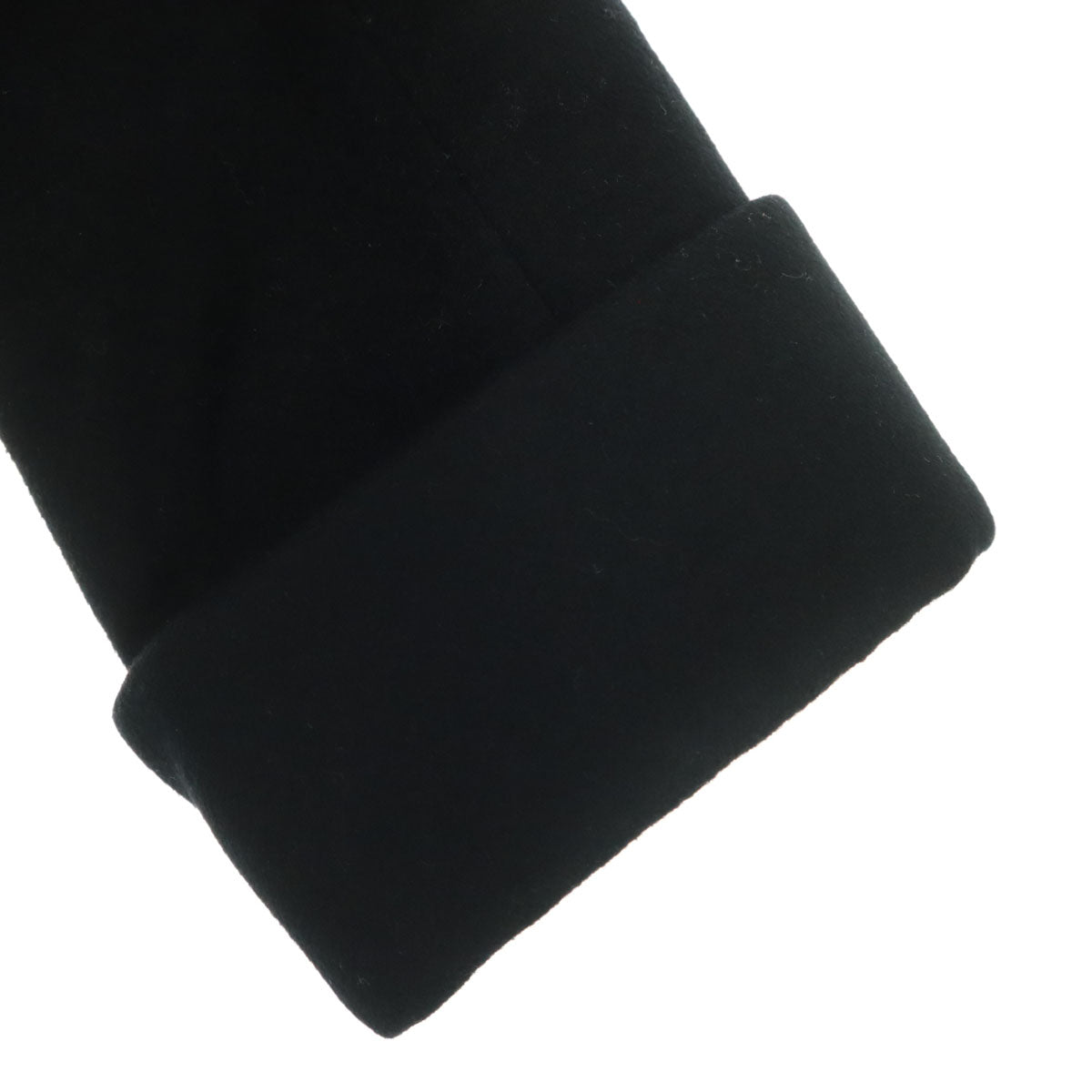 美品 Leilian レリアン 長袖 カシミヤ ノーカラーコート ブラック レディース