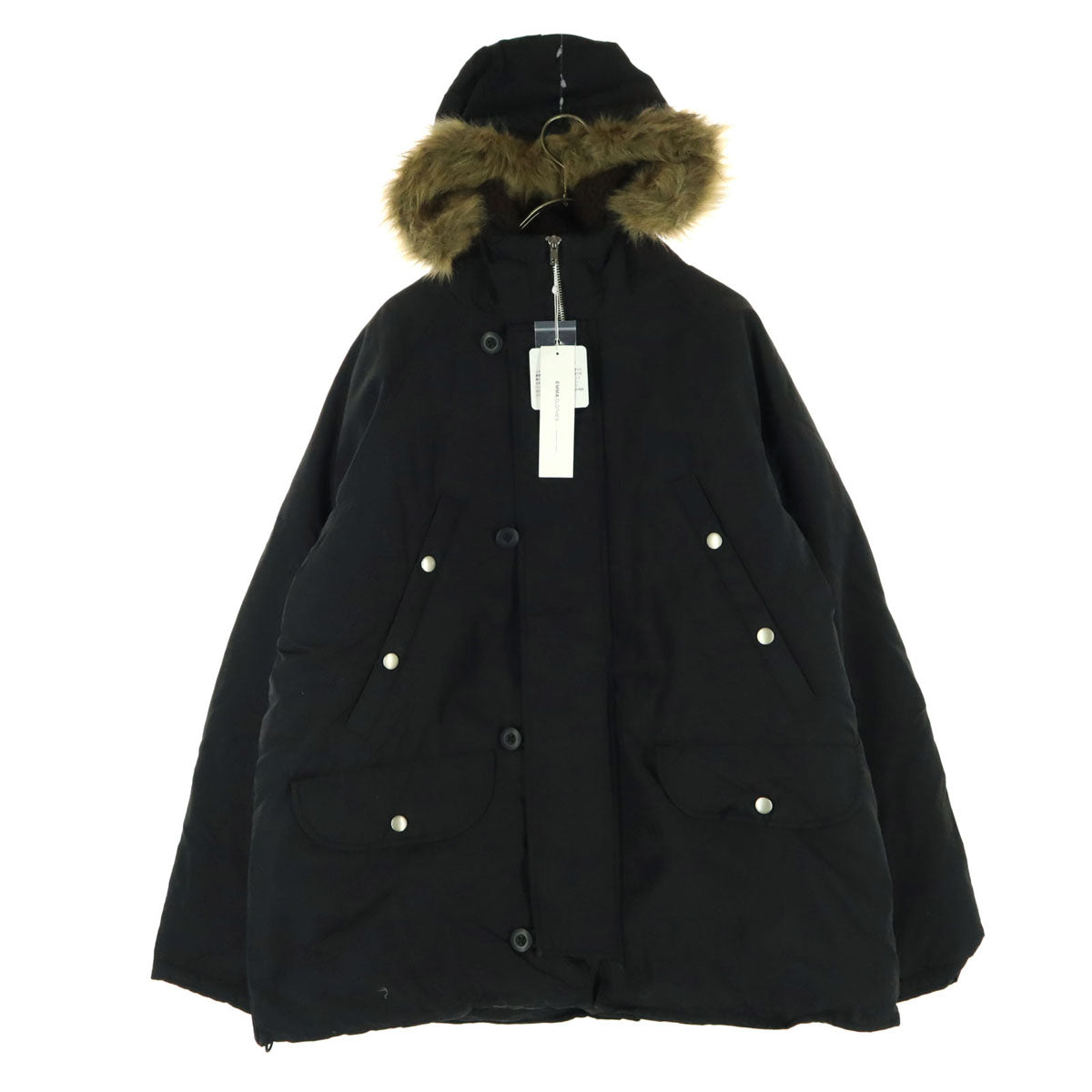 EMMA CLOTHES エマクローズ ナイロン 長袖 中綿ジャケット M ブラック メンズ