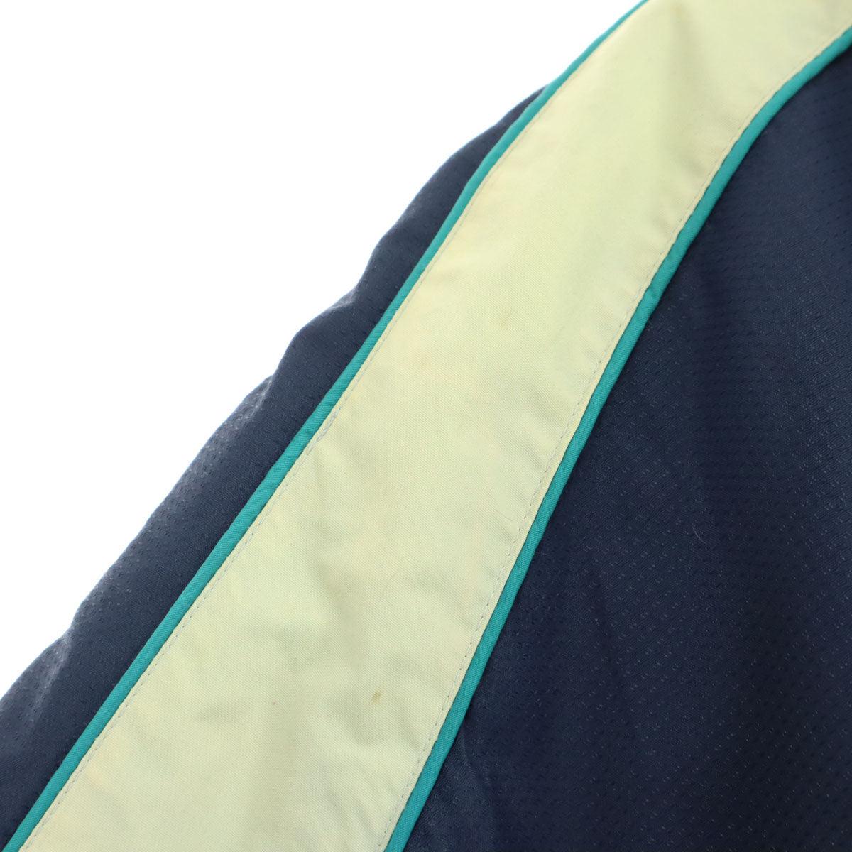 Majestic マジェスティック シアトルマリナーズ 英字 長袖 ナイロン スタジャン L ネイビー メンズ