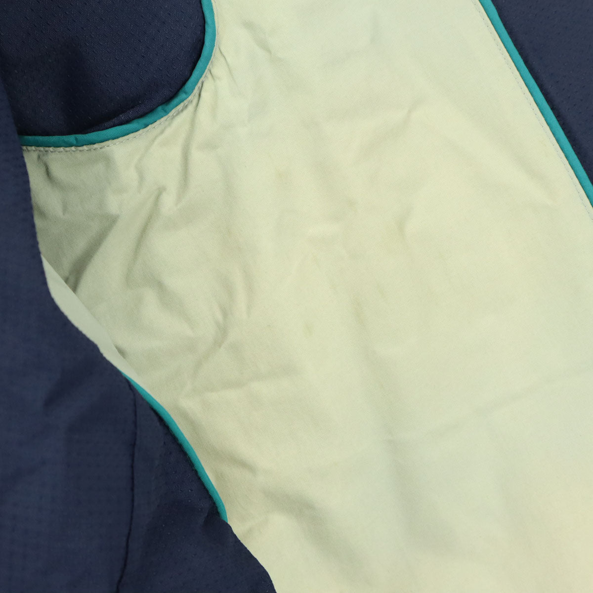 Majestic マジェスティック シアトルマリナーズ 英字 長袖 ナイロン スタジャン L ネイビー メンズ