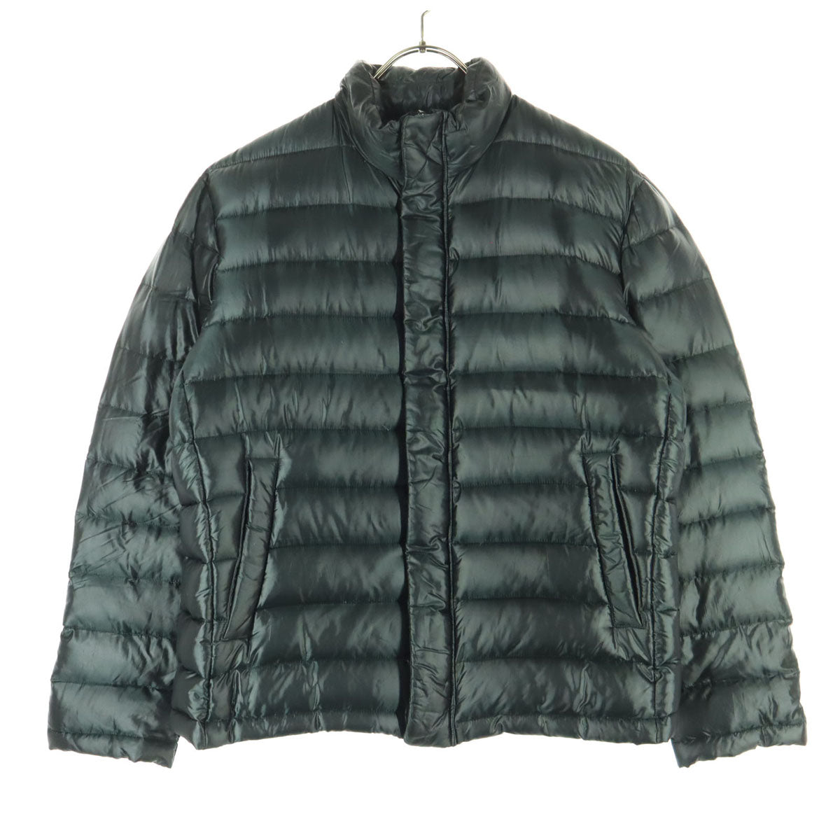 美品 UMO KOBO 生毛工房 日本製 長袖 ダウンジャケット LL ブラック メンズ