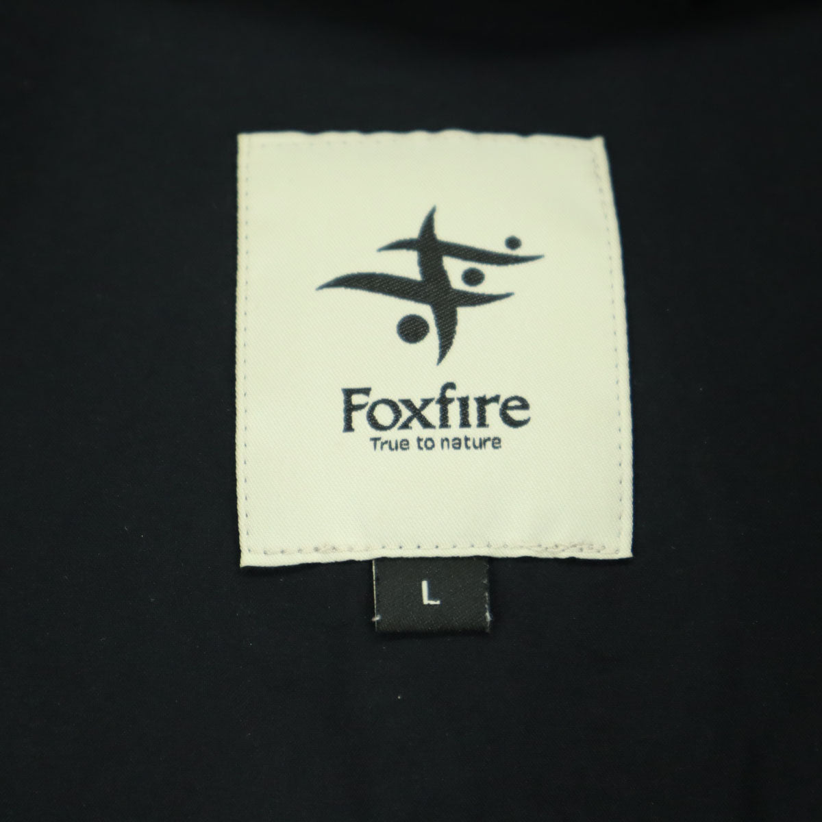 Foxfire フォックスファイヤー 長袖 フード ダウンジャケット L ブラック メンズ