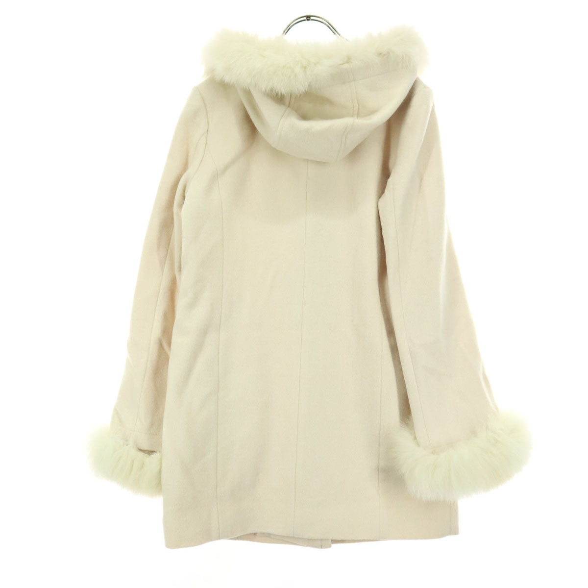 未使用 CECIL McBEE セシルマクビー 長袖 ファーコート M ベージュ レディース