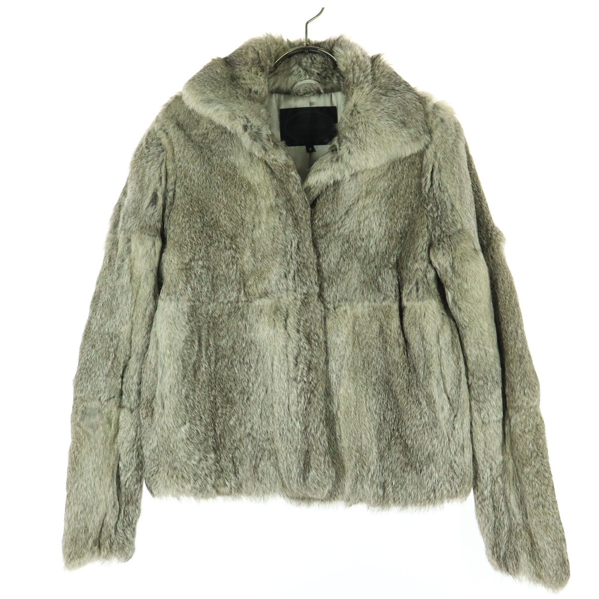 UNTITLED アンタイトル 長袖 ラビット ファー ジャケット 2 ブラウン系 レディース