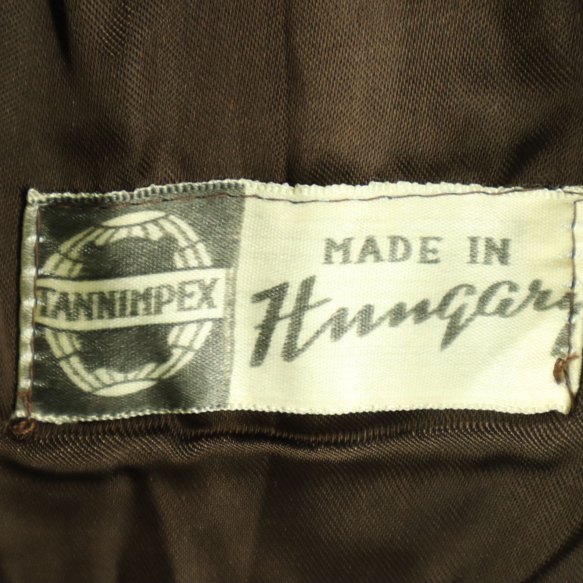 TANNIMPEX ハンガリー製 長袖 リアル ファーコート 7 ブラウン レディース