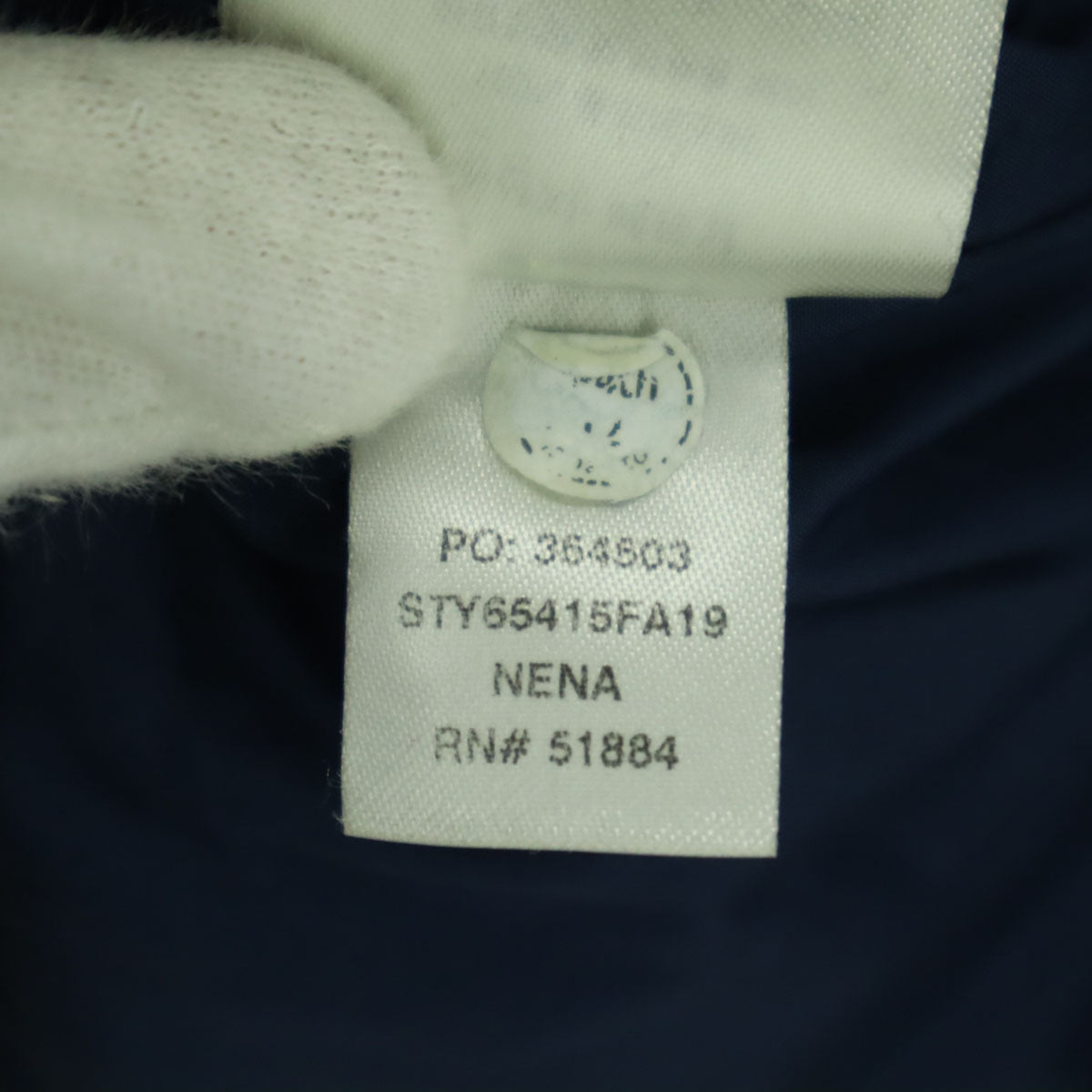 patagonia パタゴニア 2019年製 ワンポイントロゴ 長袖 レトロX ボマージャケット ボアジャケット 14 ネイビー 品番65415 キッズ