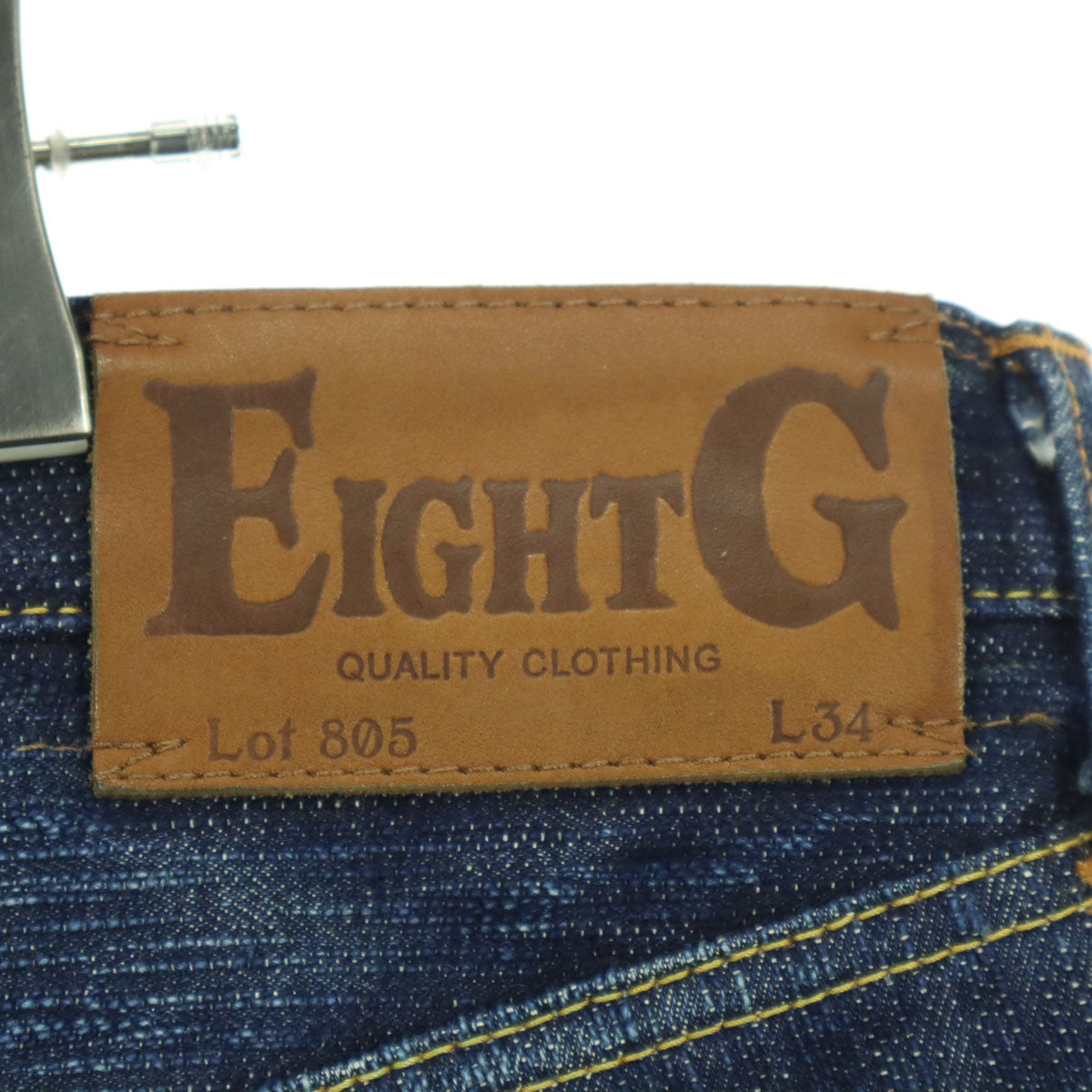 EIGHTG エイトジー デニムパンツ W42 ブルー メンズ