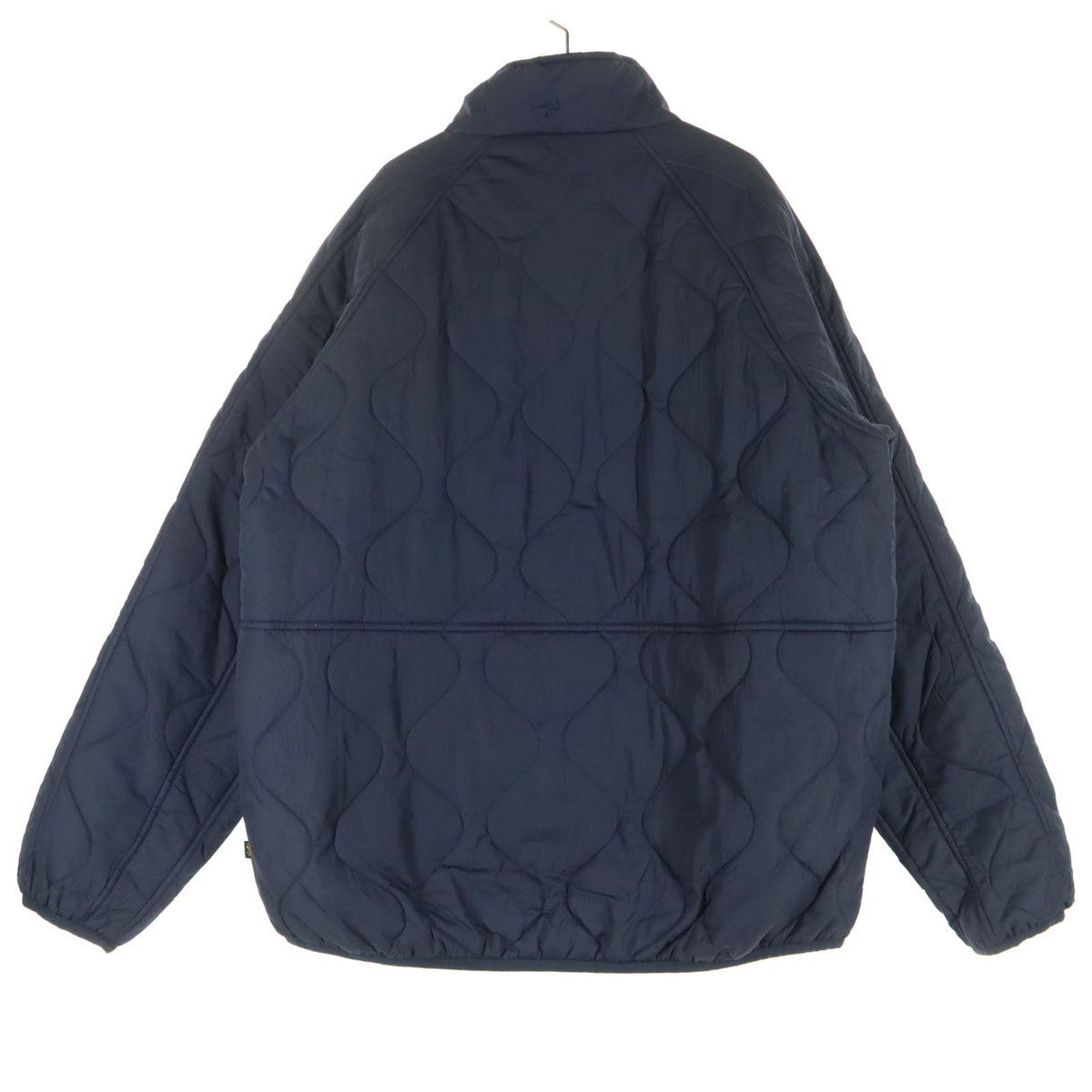 ALPHA INDUSTRIES INC アルファインダストリーズ 中綿 キルティングジャケット XL ネイビー THERMOLITE メンズ