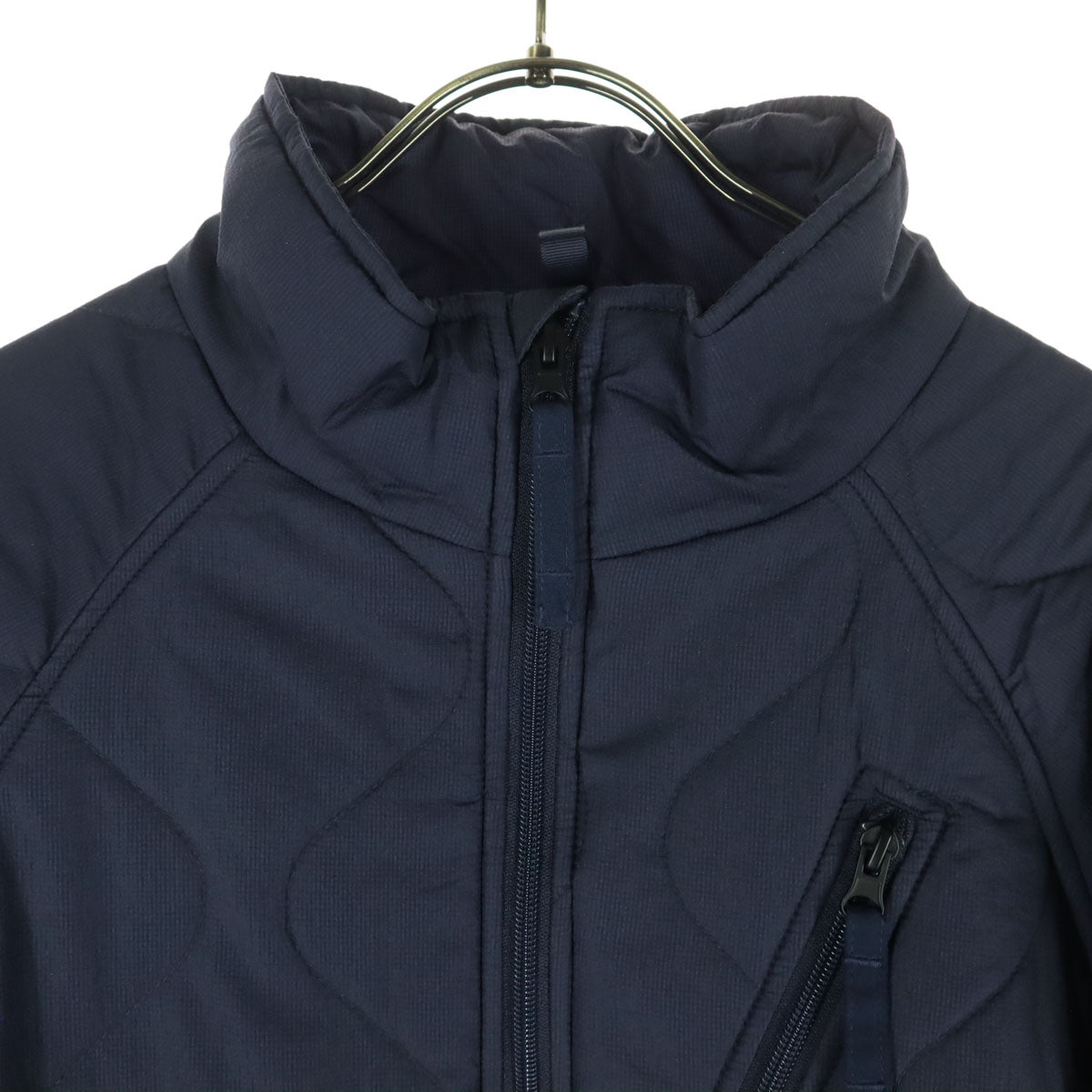 ALPHA INDUSTRIES INC アルファインダストリーズ 中綿 キルティングジャケット XL ネイビー THERMOLITE メンズ