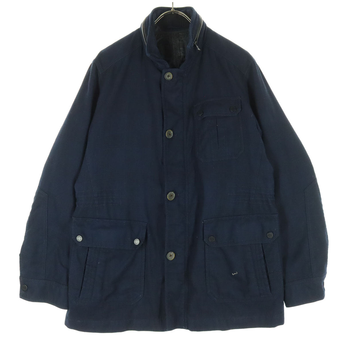 23ku ニジュウサンク 薄手インナーダウン付き ジャケット 48 ネイビー メンズ