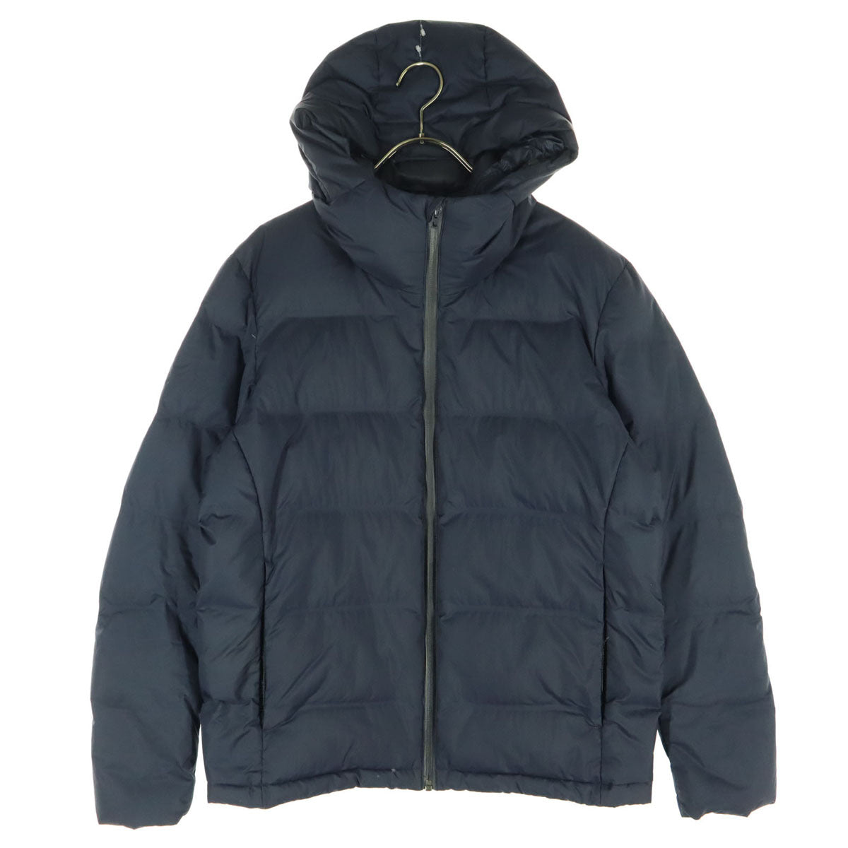 UNIQLO ユニクロ ナイロン 長袖 シームレス ダウンジャケット M ネイビー メンズ